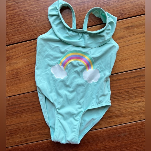 Nature Baby Ruffle Swim Shorts - Neptune main image 0